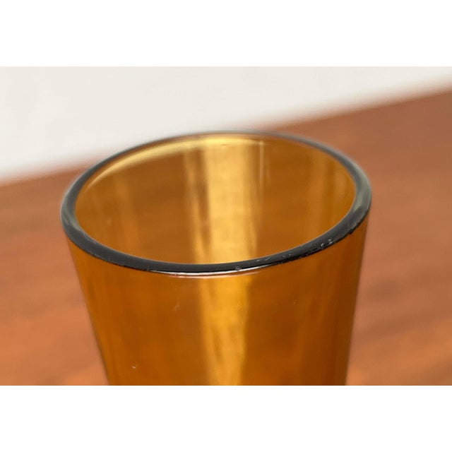 Mid-Century Modern Diabolo Glass Vase from Riihimäki Lasi, 1960s For Sale - Image 10 of 15