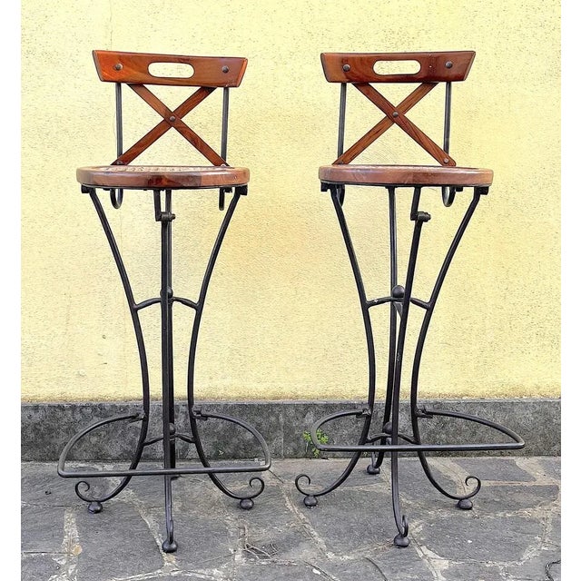 Set of Vintage Industrial Stool For Sale - Image 12 of 12