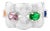 Colorful Cubic Zirconia Wide Band Textured Ring Size 7 For Sale