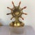 Agate & Brass Nautical Barometer For Sale - Image 4 of 10