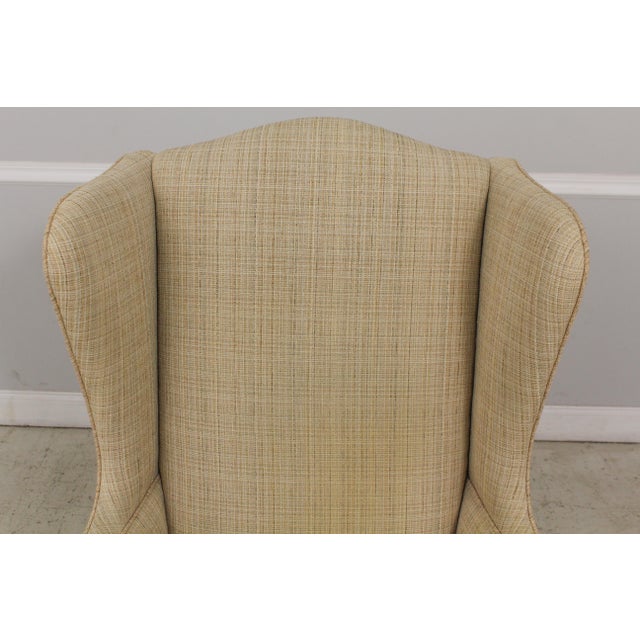 Pair Kittinger Model Od261 Queen Anne Mahogany Wing Chairs Chairish