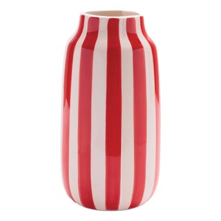 Striped Dolomite Vase (Set of 2) For Sale