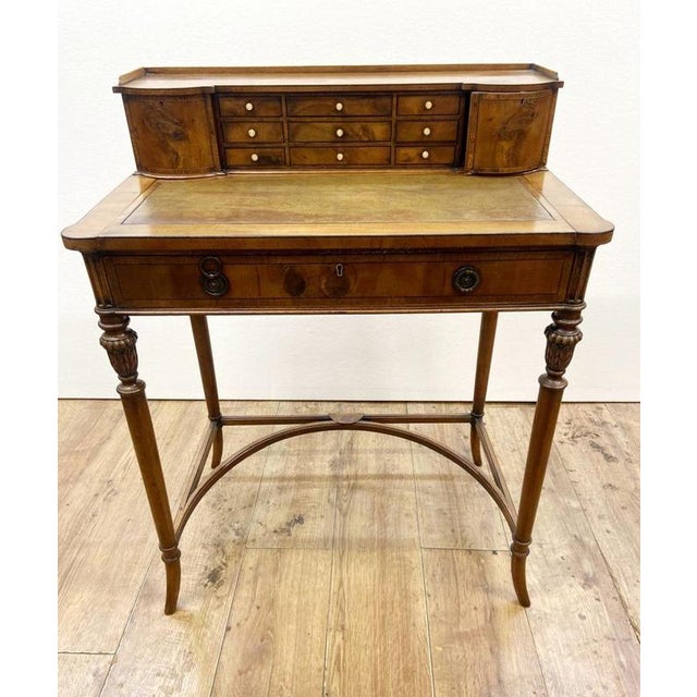 Regency Revival Ladies Desk in Mahogany For Sale - Image 5 of 5