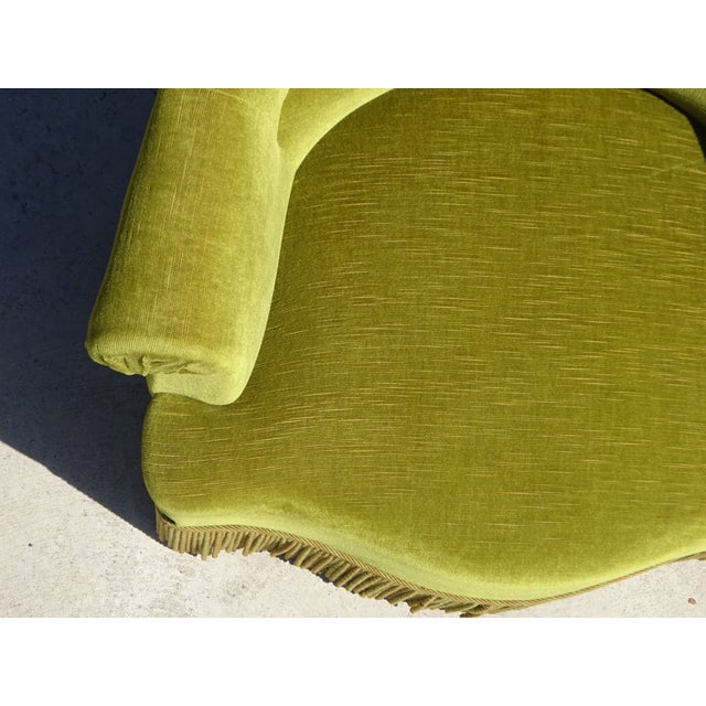 Green Velvet Toad Armchairs, 1950s, Set of 2 For Sale - Image 9 of 18