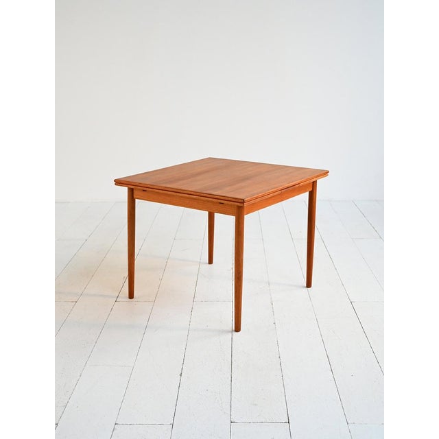 Extendable Teak Table, 1960s For Sale - Image 13 of 13