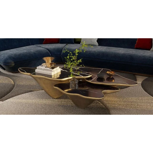 Stone Pamukkale Coffee Table by Alma De Luce For Sale - Image 7 of 10