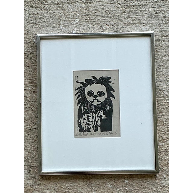 Metal Suzanne Taggart Artist's Proof in Metal Frame For Sale - Image 7 of 15