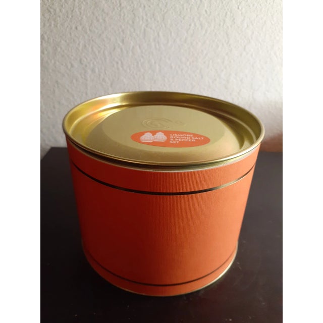 1980s New in Box Waterford Crystal Lismore Round Salt & Pepper Shakers- Set of 2 For Sale - Image 5 of 6