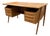 Gunnar Nielsen for Tiebergaard Teak Desk Modern Teak Desk, Mid 20th Century. For Sale