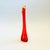 Viking Glass Company MCM Viking Epic Persimmon Orange Swung Glass Vase For Sale - Image 4 of 11