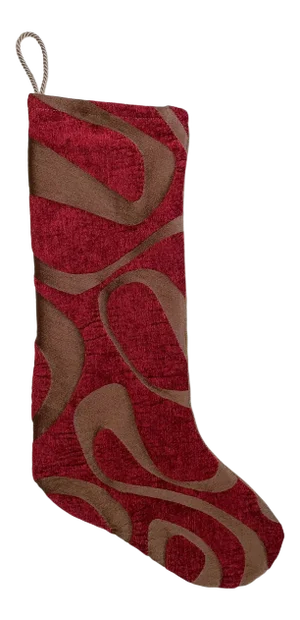 Modern Velvet Christmas Stocking