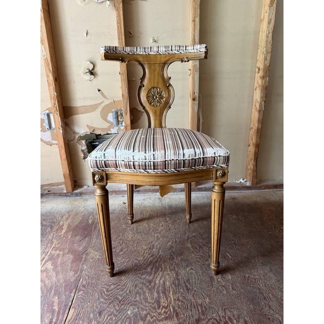 Mid 20th Century Set of 4 Neoclassical Style Dining Chairs For Sale - Image 10 of 17