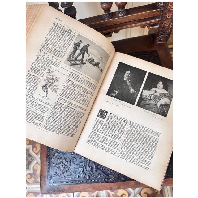 Sky Blue Antique 1920 Larousse Médical Illustré, French Medical Encyclopedia, Book, Antiquarian For Sale - Image 8 of 9