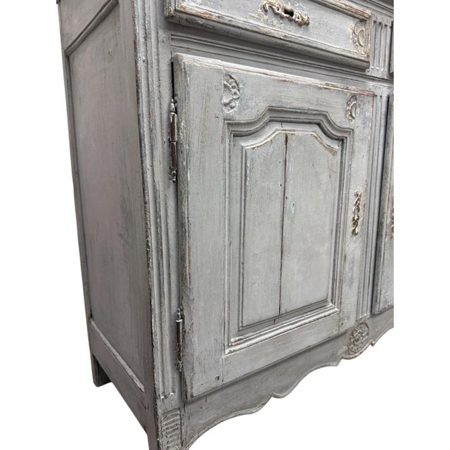 French Late 19th Century Painted French Walnut Sideboard For Sale - Image 3 of 12