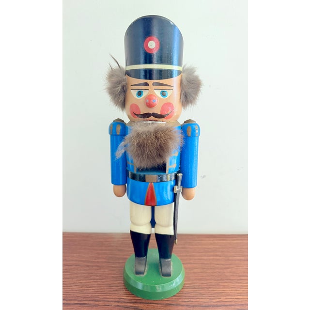 Blue German Nutcracker with Blue Jacket, 1960s For Sale - Image 8 of 8
