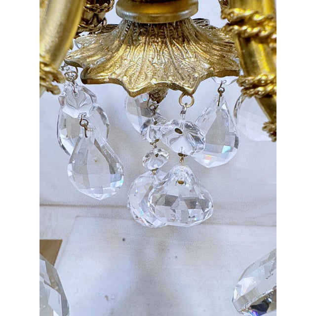 Bronze Vintage Spanish Bronze Chandelier For Sale - Image 8 of 10