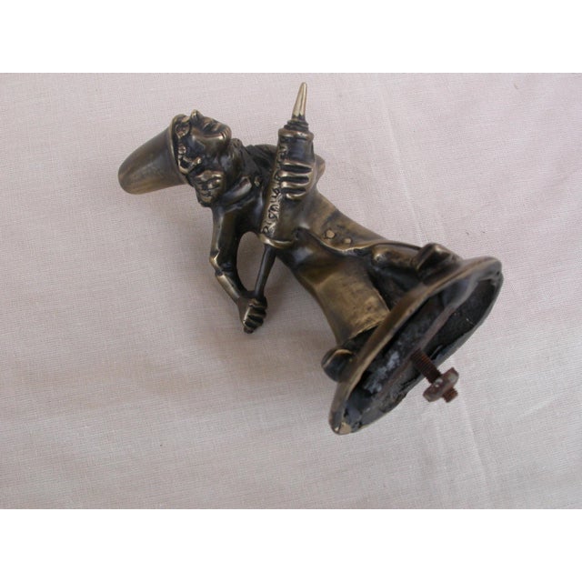 Brown Art Deco Car Mascot Diafoirus by Patrouilleau, 1920s For Sale - Image 8 of 14