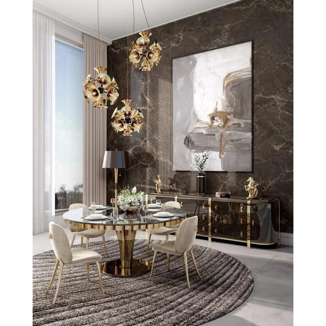 Mid-Century Modern Wormley Dining Table by Essential Home For Sale - Image 3 of 5