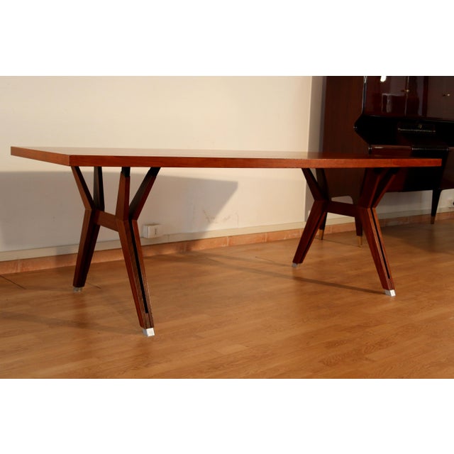Ico Parisi Tolomeo Table by Ico Parisi and Ennio Fazioli for Mim Roma, Italy, 1958 For Sale - Image 4 of 18