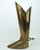 Vintage English Brass Boot Umbrella Stand For Sale - Image 10 of 14