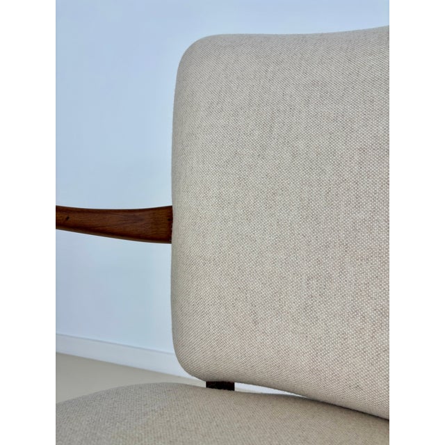 Beige H-237 Armchair by J. Halabala, 1950s For Sale - Image 8 of 14