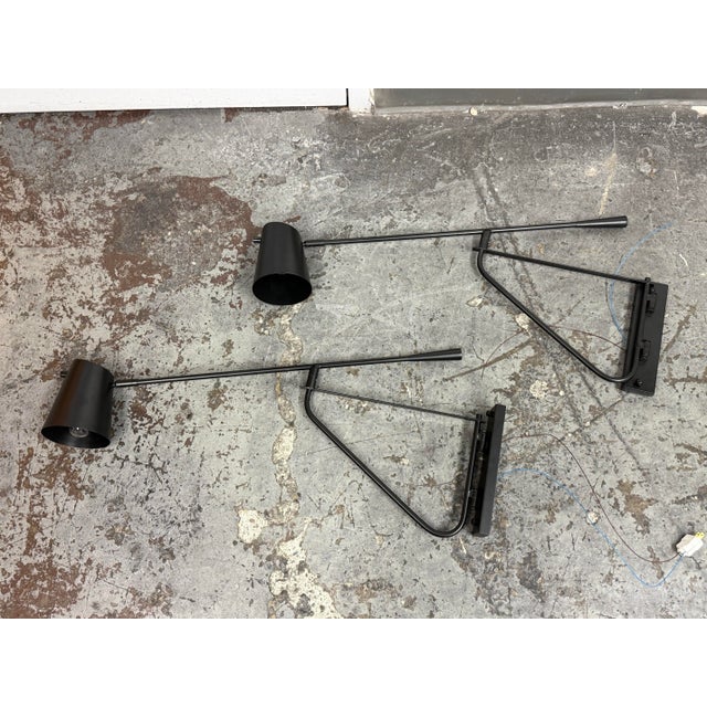Michael Oren Designs Swing Arm Sconces, Pair For Sale - Image 12 of 12