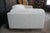 Minimalist Modern Nabu Sofa in Sand Fabric With Geometric Accent Pillows Couch For Sale - Image 11 of 15