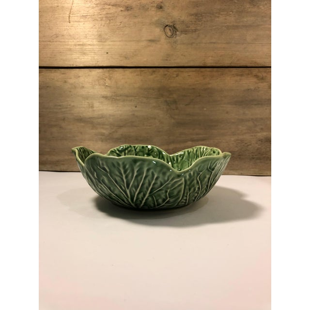 Vintage Bordallo Pinheiro Cabbage Leaf Serving Dishes Set of 3 Chairish