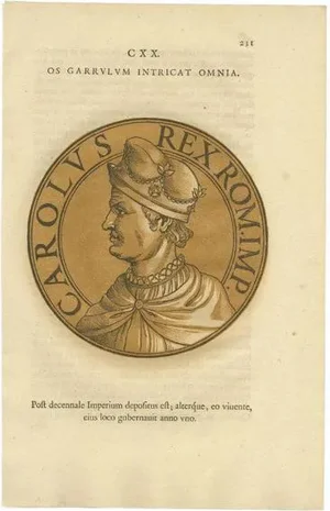 Goltzius, Portrait of Charles III, 1645, Paper