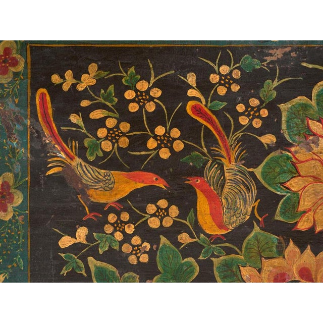 Antique Chinese Painted Trunk For Sale - Image 9 of 11