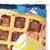 Contemporary Leggo My Square Eggo - Original Blue and Gold Contemporary Mixed Media Work on Paper by Kellie Newsome For Sale - Image 3 of 7