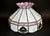 Early 20th Century Tiffany Style Glass Ceiling Light Lamp Shade Floral Excellent For Sale - Image 9 of 16