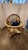 Metal Late 20th Century Rotating Faux Hardstone Globe With Brass Frame For Sale - Image 7 of 8