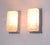 Elegant pair of wall sconces made of crystal glass on a silver frame. Manufactured by Glashutte Limburg, Germany in the...