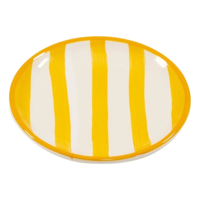 Lido Dessert Plate - Set of 4 - Yellow For Sale