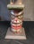 Vintage handcarvrd and handpainted totem made in the 1950s. Totem depicts a god with a long horned steer standing in top....