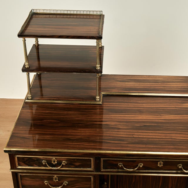Early 19th Century Antique Early 19th Century Dutch Colonial Calamander Desk For Sale - Image 5 of 18