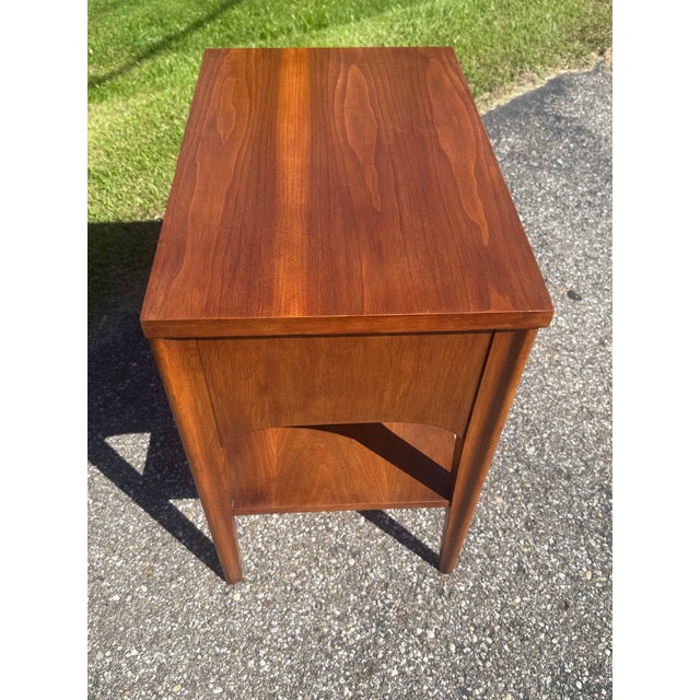 1960s Kent Coffey "Perspecta" Mid-Century Nightstand / Accent Table 1960s Kent Coffey nightstand from the highly coveted...
