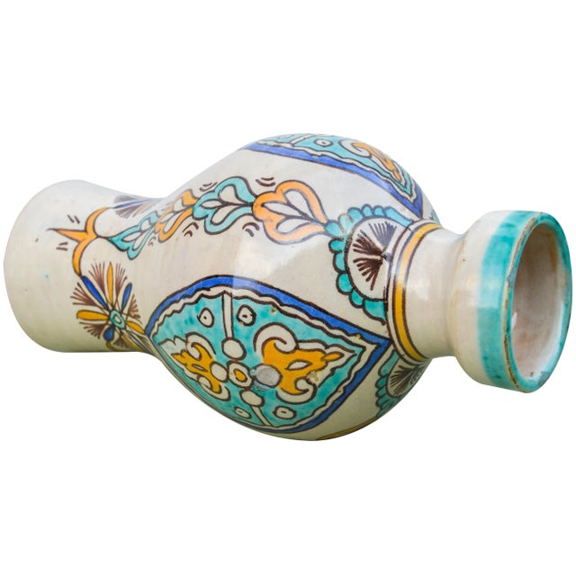 Early 20th Century Moorish Ceramic Vase For Sale In New York - Image 6 of 9