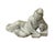 Chinese Vintage Finish Off White Porcelain Reclining Kwan Yin , Bodhisattva Statue For Sale - Image 9 of 13