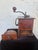 Antique Primitive Wooden Box Coffee Grinder With Iron Crank For Sale - Image 9 of 11