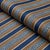 Schumacher SAMPLE - Schumacher Auguste Stripe Fabric In Marine & Cognac For Sale - Image 4 of 5