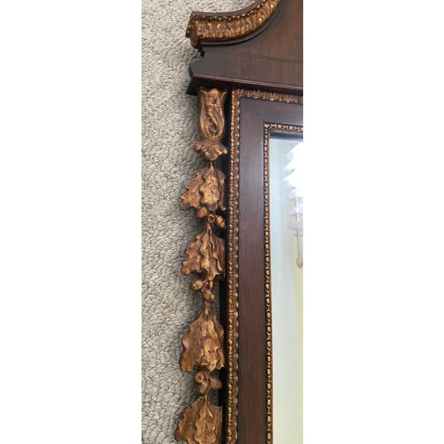 Hepplewhite 19th Century Hepplewhite Style Federal Wall Mirror For Sale - Image 3 of 12
