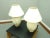 Wonderful Regency style table lamps. First owner and bought in 1977. Excellent condition and working. Lampshades covered...