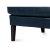 Blue Classic Leather Wingback Chair Chateau Blue For Sale - Image 8 of 12