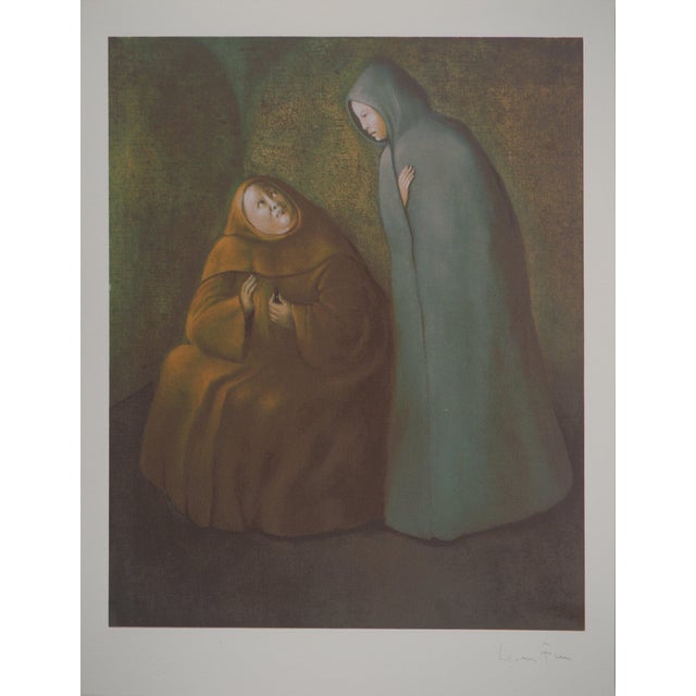 Léonor Fini, Secret Meeting, Original Signed Screenprint For Sale