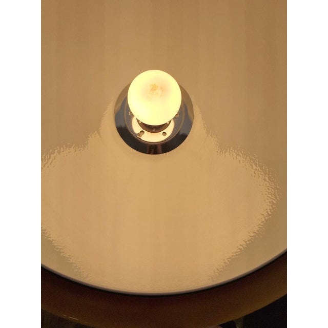 Vintage dome pendant lamp in chrome from Cosack Leuchten Germany space age design lamp: standard E27 fitting, max 100 W...