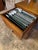 Vintage Industrial Wooden Filing Drawers, 1930s For Sale - Image 11 of 18
