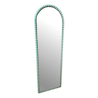 Vintage Rounded Standing Mirror For Sale