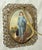 Figurative 2 Sided Antique 1800's Miniature Mini Original Painting Portrait the Blue Boy For Sale - Image 3 of 14